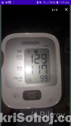 Omron blood pressure machine